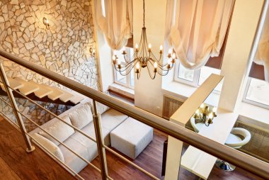 Modern art nouveau tarzı ile STAI iki yüksek salon iç