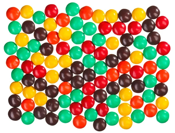 Multicolor bonbon sötsaker (godis boll) mat bakgrund — Stockfoto