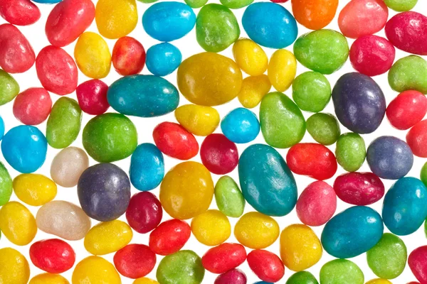 Multicolor bonbon sötsaker (godis boll) mat bakgrund, närbild — Stockfoto