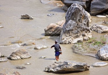 sallaghari, nepal - 4 Nisan: tanımlanamayan Nepal f portresi
