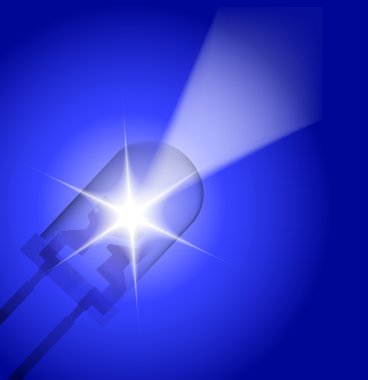 LED mavi tasarım.