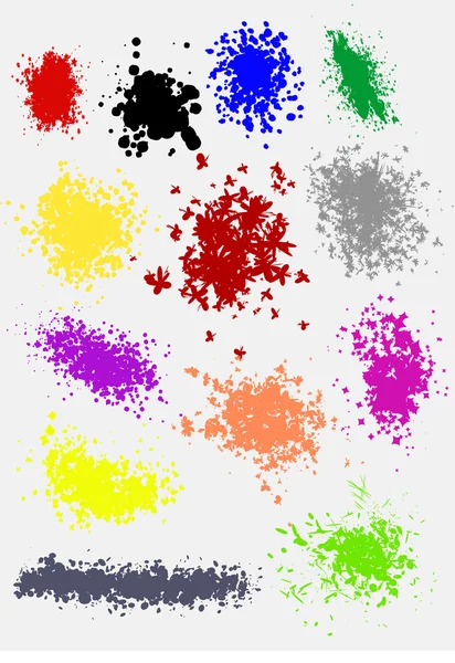 Color blots. — Stock Vector