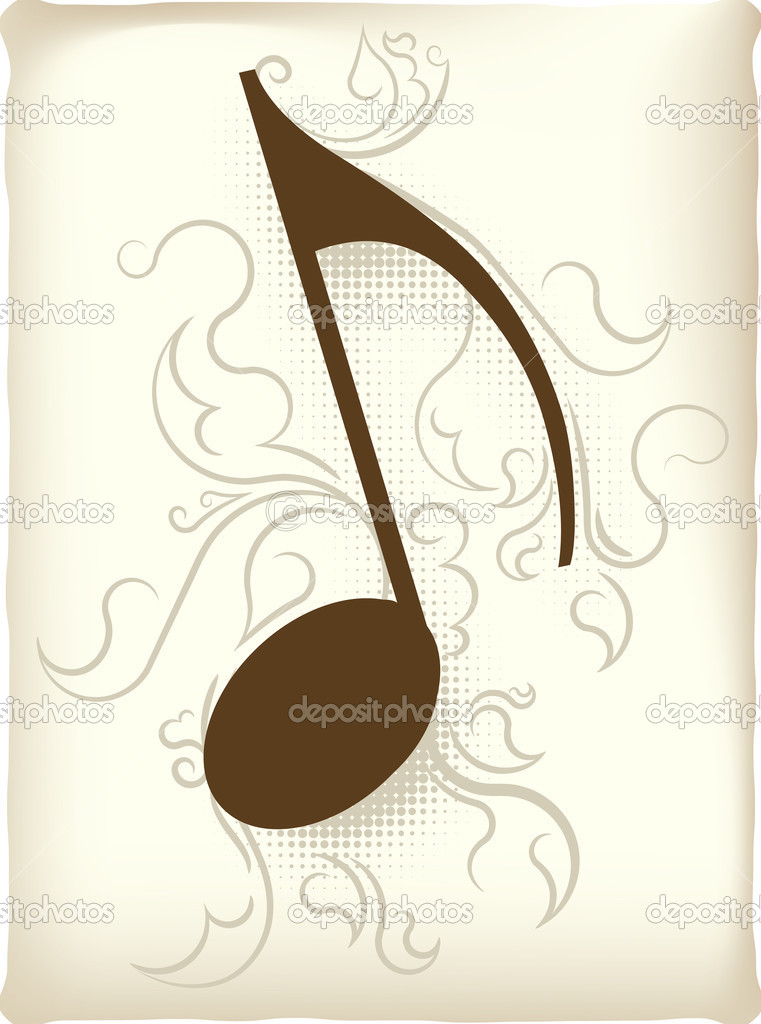 Music note for your design.