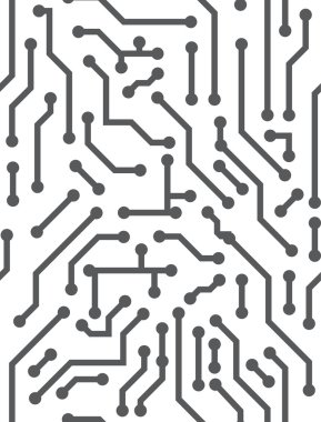 Dikişsiz arka planda pcb düzeni stili