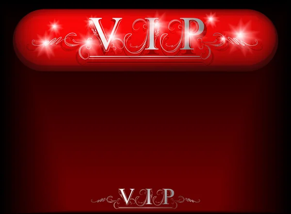 Vip-Schild mit Diamant-Glanz. Vektorillustration. — Stockvektor