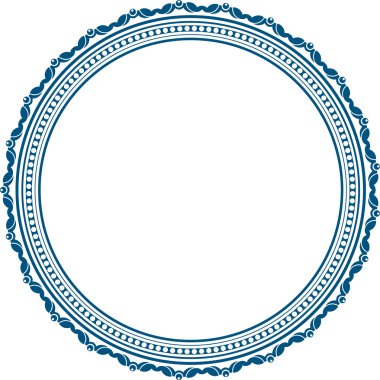 Vintage yuvarlak çerçeve