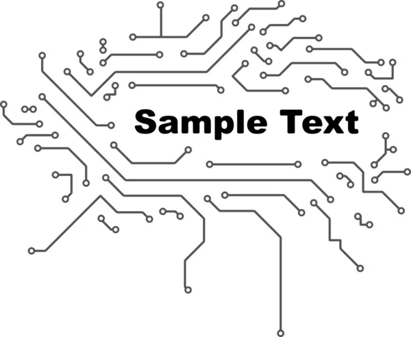 Abstracte tech achtergrond — Stockvector