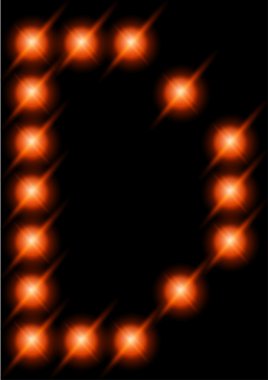 LED harfler.
