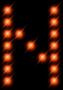 LED harfler.