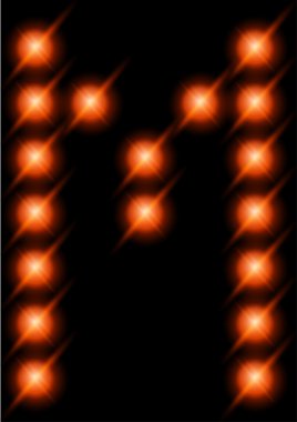 LED harfler.
