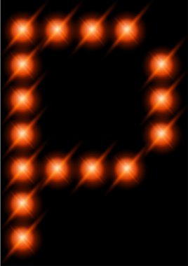 LED harfler.
