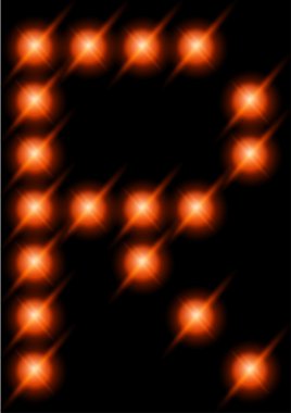 LED harfler.