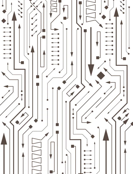 Achtergrond in pcb-lay-outstijl — Stockvector