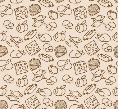 gıda ile soyut seamless modeli. 
