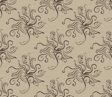 Çiçeklerle kusursuz desen