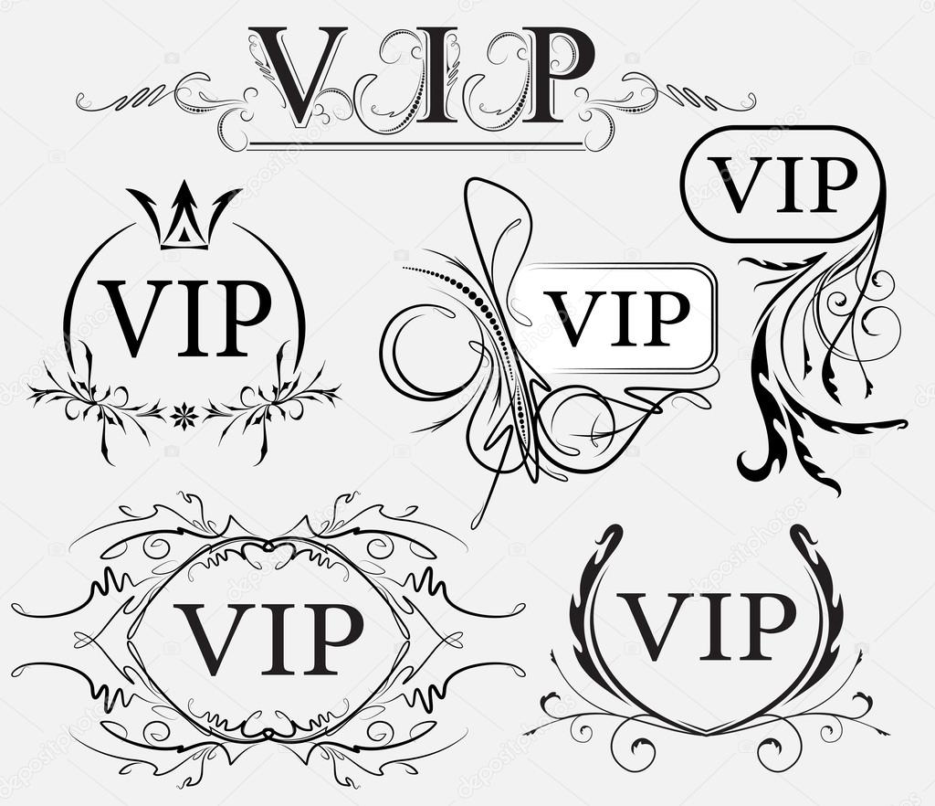 Set of VIP decors