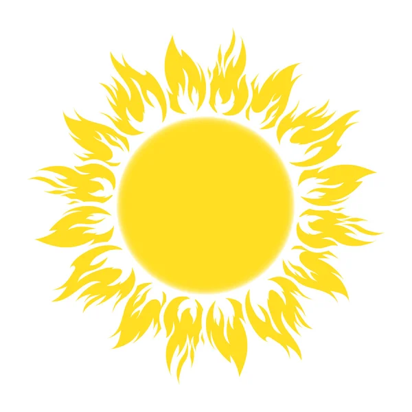 Sun symbol — Stock Vector