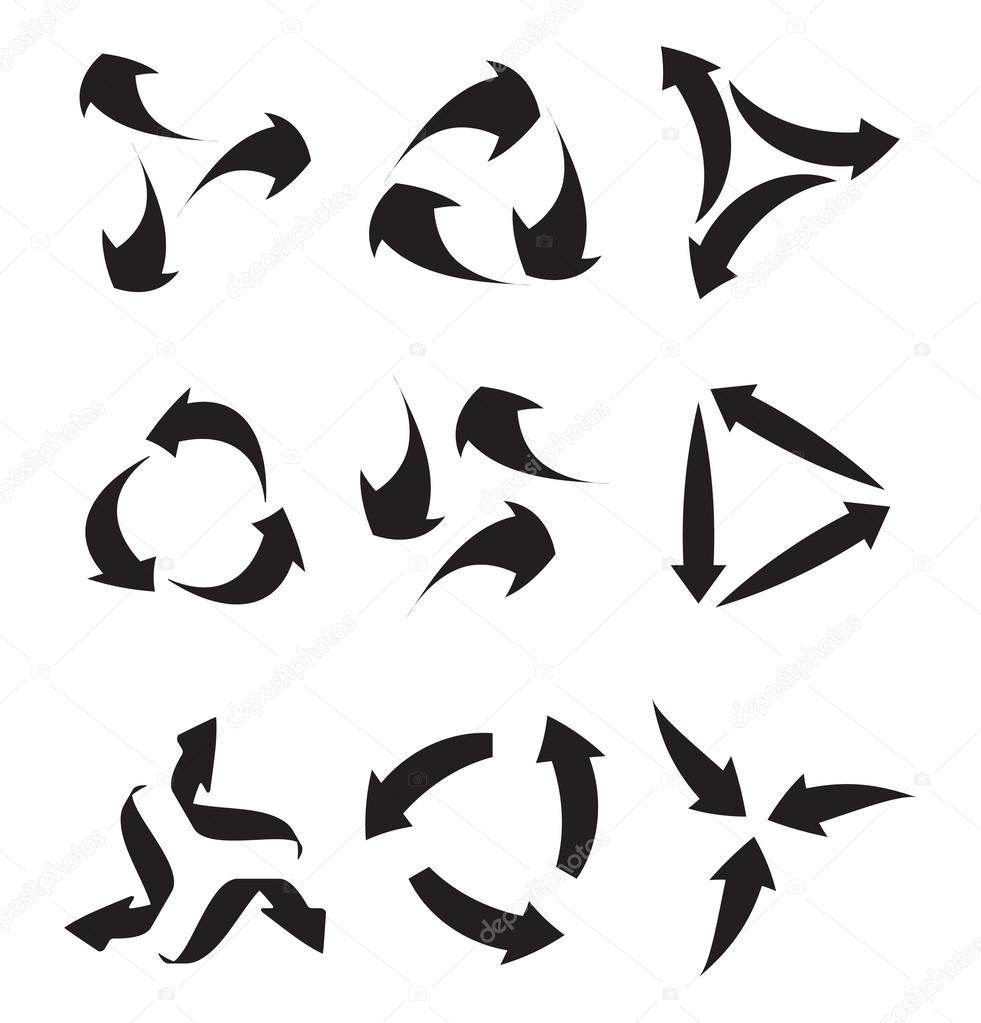 Arrows icon set