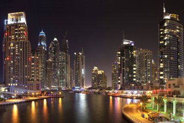 Dubai, Birleşik Arap Emirlikleri - 23 Ekim: Görünüm bölgesi Dubai - dubai Ma