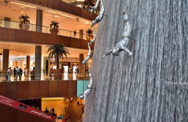 Dubai, Birleşik Arap Emirlikleri - 23 Ekim: dubai Mall - Dünya'nın l iç görünüm