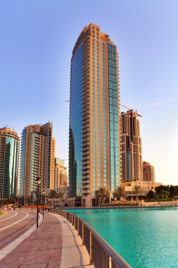 Dubai, Birleşik Arap Emirlikleri - 23 Ekim: Ekim tarihleri arasında Dubai'de modern gökdelenler