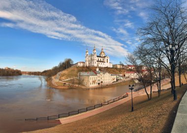 View of the city of Vitebsk, Belarus clipart