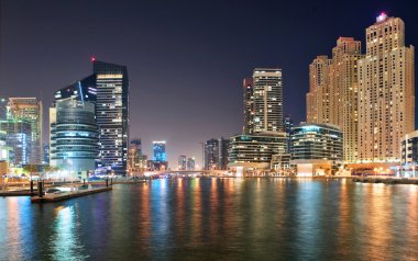 Dubai, Birleşik Arap Emirlikleri - 23 Ekim: Dubai bölgesinin görünümü