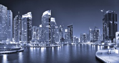 Dubai, Birleşik Arap Emirlikleri - 23 Ekim: Dubai bölgesinin görünümü