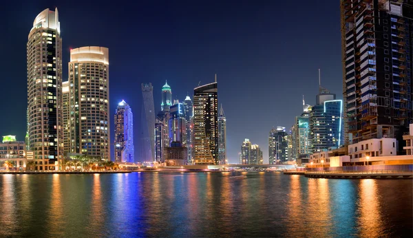 Dubaj, Spojené arabské emiráty - 23. října: pohled z regionu Dubaj — Stock fotografie