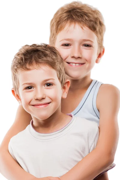 Dois irmãos meninos — Fotografia de Stock