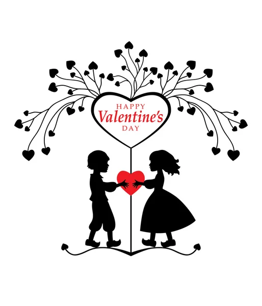 Tarjeta de felicitación del día de San Valentín. — Foto de Stock