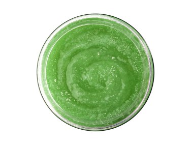 Beyaz, en iyi görünüm izole banyo için krem fırçalayın.