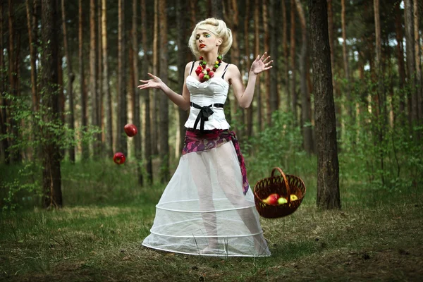 Apple maiden — Stock Photo, Image