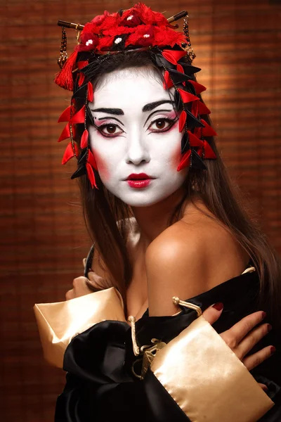 Woman in traditional eastern costume — Stock Photo, Image