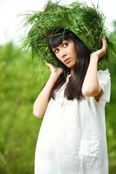 一个漂亮女孩的肖像 — 图库照片