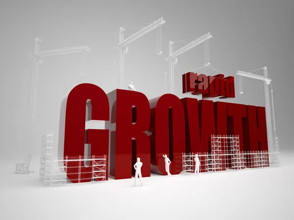 Bâtir une croissance rapide — Photo