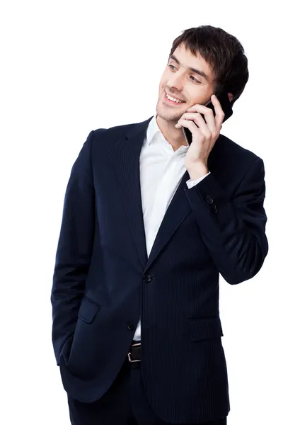 Homme d'affaires avec téléphone — Photo