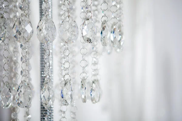 Wedding crystal decorations — Stock Photo, Image