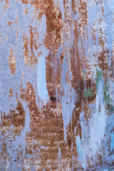 Metal superfície de textura de parede enferrujada uso de cor natural para fundo — Fotografia de Stock