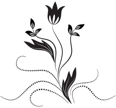 Dekoratif çiçek süsü.