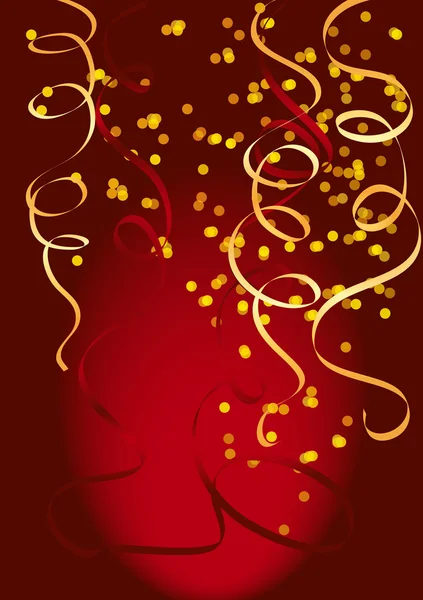 Fond rouge abstrait de célébration — Image vectorielle