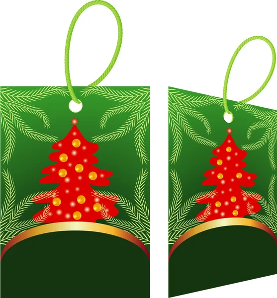 Étiquette de Noël — Image vectorielle