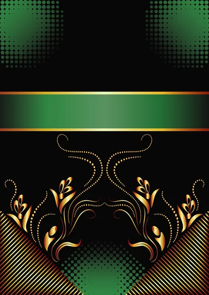 Título de la portada abstracta — Vector de stock