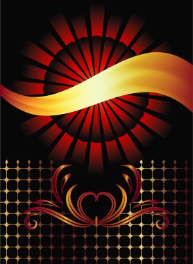 çiçekli kırmızı arka plan