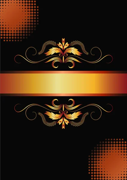Art abstract cover title — Stock Vector