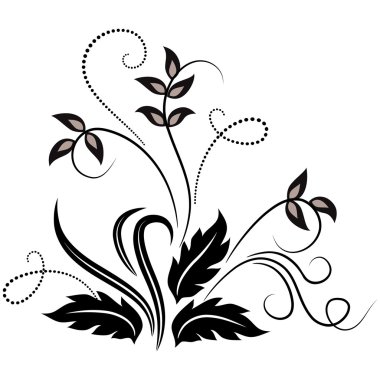 Dekoratif çiçek süsü.