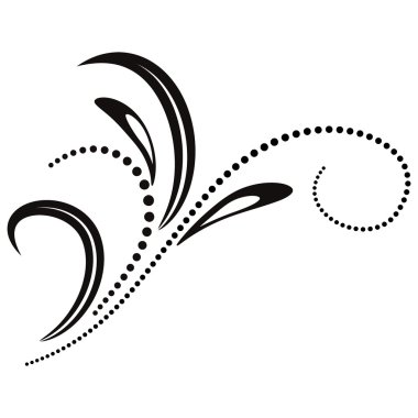 Dekoratif çiçek süsü.