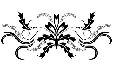 Dekoratif çiçek süsü.