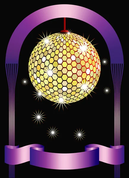 Disco ball — Stock Vector