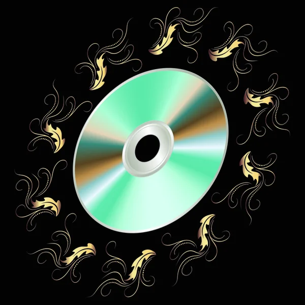 DVD для различных дизайнерских работ — стоковый вектор
